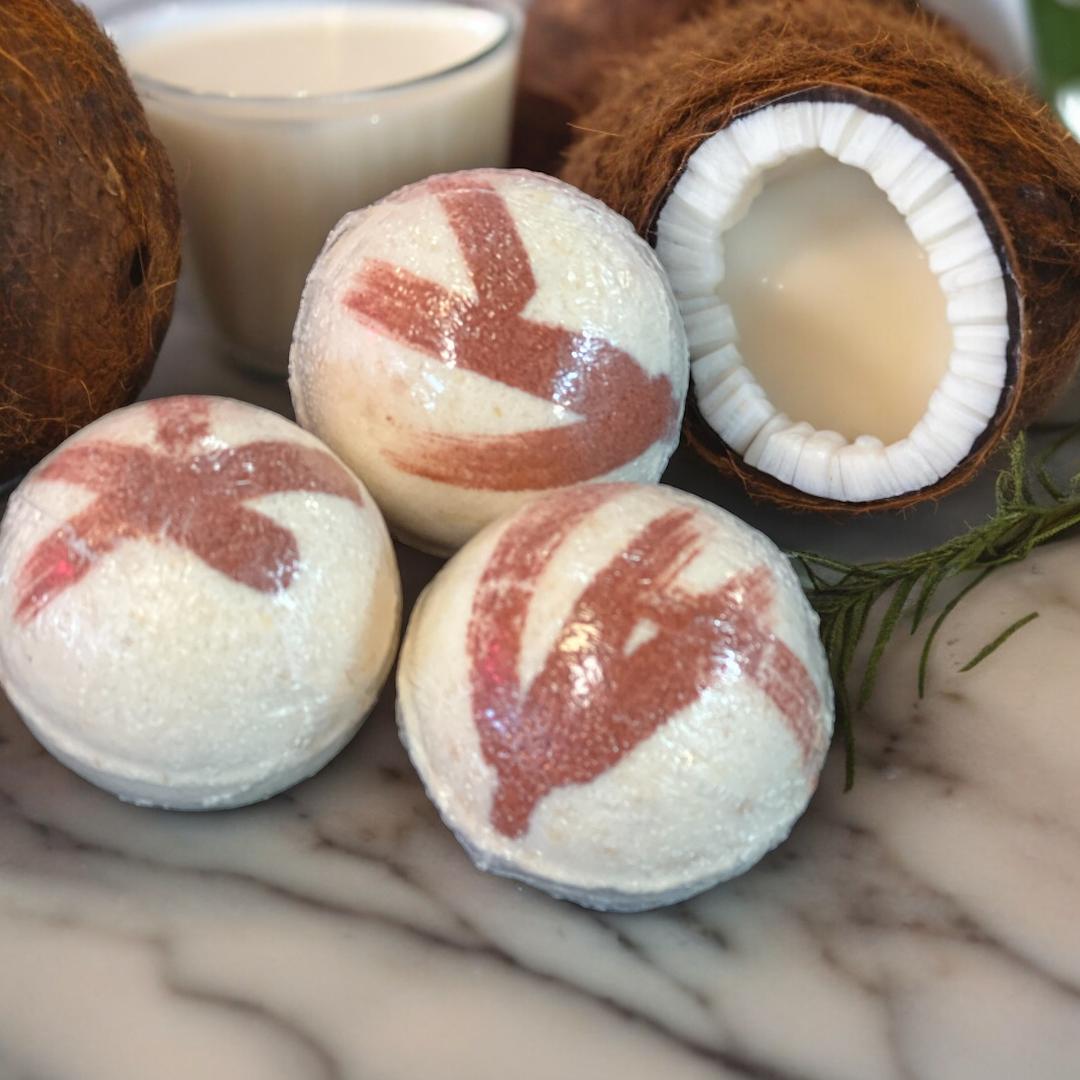 Coconut and Shea Bath Bomb